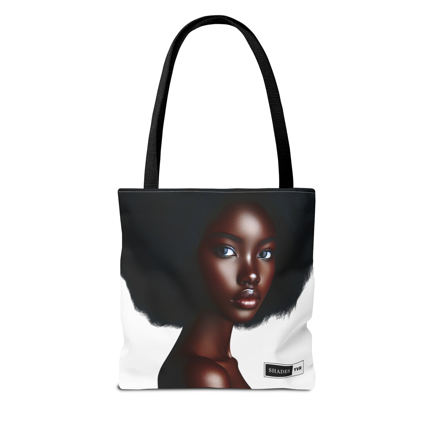 Elegant Black Woman Tote Bag - Stylish Eco-Friendly Fashion