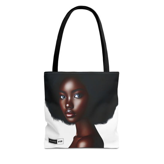Elegant Black Woman Tote Bag - Stylish Eco-Friendly Fashion
