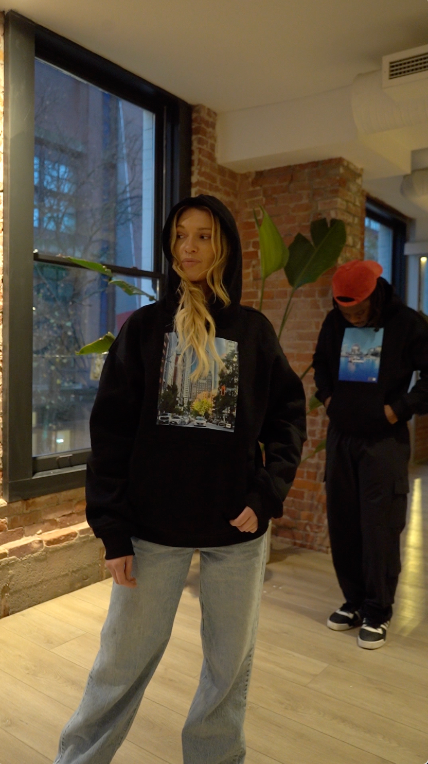 Shades of YVR Vancouver Downtown Graphic Hoodie