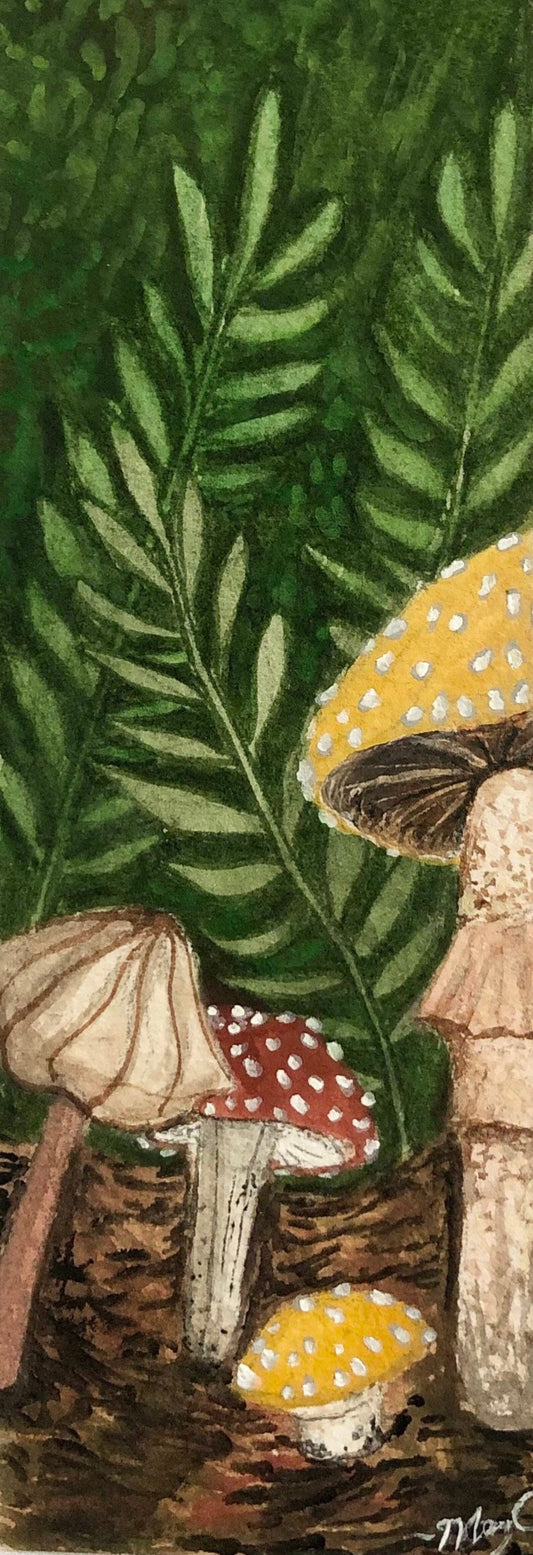 Mushroom Bookmark by Maryum Chaudhry