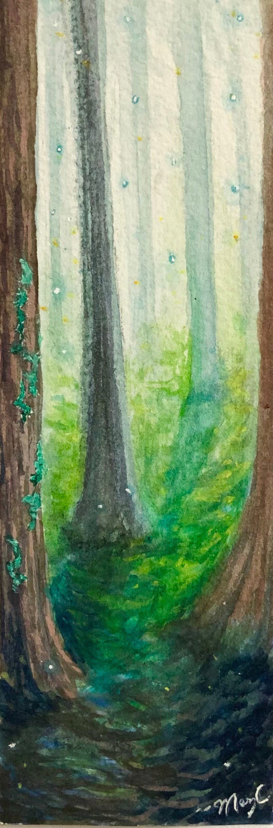 Forest Pathway Bookmark by Maryum Chaudhry